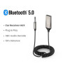 Bluetooth аудио ресивер UGREEN CM309 Bluetooth Car Receiver Aux with Mic, Space Gray