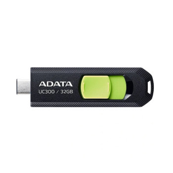 USB флешка Adata UC300 Type-C 32Gb, Black-Green