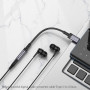 Перехідник BOROFONE BV24 Graceful digital Type-C to 3.5mm, Metal Grey