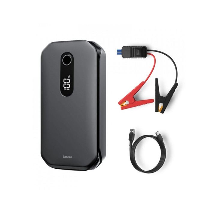 Автомобільний пуско-зарядний пристрій Baseus Super Energy Pro Car Jump Starter 600 А 12000mAh, Black