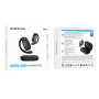 Bluetooth наушники-гарнитура BOROFONE BW73 Lucky Open True Wireless BT headset 300 мАг, Black