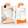 Сетевое зарядное устройство WUW T82 с кабелем USB-A to MicroUSB, White