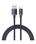 Data Кабель Baseus Crystal Shine Series USB to Type-C 100W 1.2m, Black