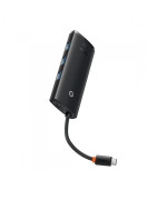 USB - хаб Baseus Lite Series 5-Port Type-C to HDMI / USB 3.0 / PD, Black ( WKQX040001 )