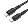 Data - кабель BOROFONE BX116 Type-C to Type-C, Black