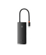 USB - хаб Baseus Lite Series 6-Port Type-C to HDMI / USB 3.0 / Type-C Data / SD / TF, Black ( WKQX050001 )