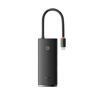 USB - хаб Baseus Lite Series 6-Port Type-C to HDMI / USB 3.0 / Type-C Data / SD / TF, Black