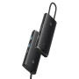 USB - хаб Baseus Lite Series 6-Port Type-C to HDMI / USB 3.0 / PD / SD / TF, Black ( WKQX050101 )