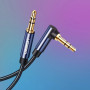 Аудіо кабель UGREEN UGR-60179 3.5mm Male to 3.5mm Male 1m, Blue-Black