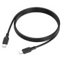 Data Кабель BOROFONE BX113 Lenny 60W silicone charging data cable Type-C to Type-C, Black