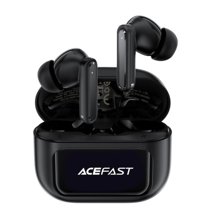 Бездротові Bluetooth навушники ACEFAST W6 400 mAh TWS, Black