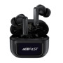 Бездротові Bluetooth навушники ACEFAST W6 400 mAh TWS, Black
