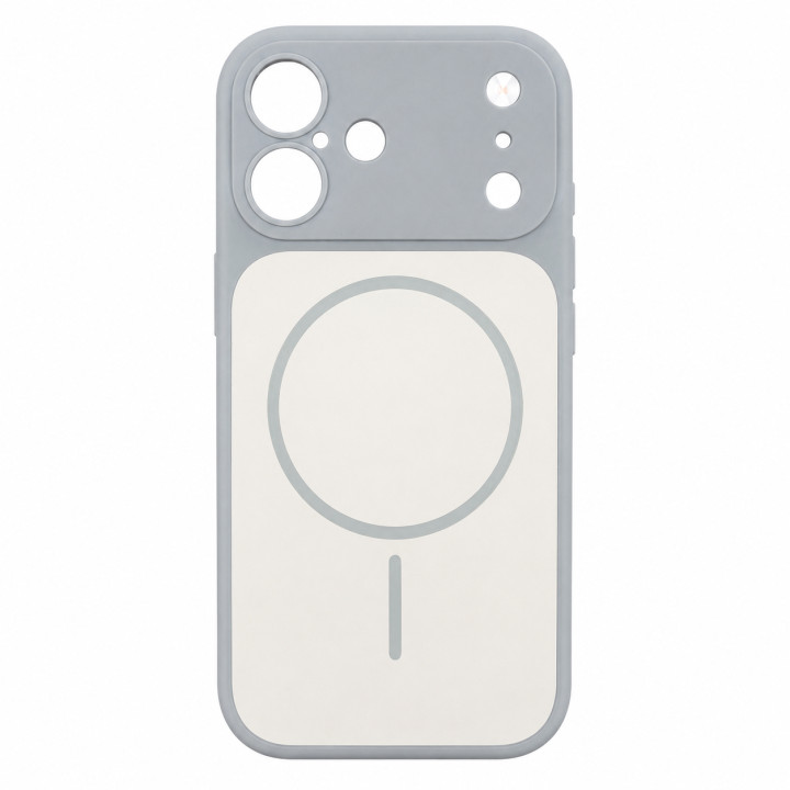 Чохол Silicone MAG COVER для iPhone 16, Lavender Grey
