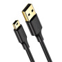 Кабель UGREEN US132 USB 2.0 A Male to Mini 5 Pin Male 0.5m, Black