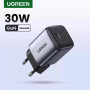 Сетевое зарядное устройство UGREEN CD319 Type-C PD30W / QC3.0 EU, Space Gray