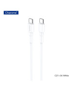 Data - Кабель CHAROME C21-04 Type-C to Type-C 3A 1m, White
