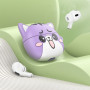 Бездротові Bluetooth навушники HOCO EW48 300 mAh, Purple Cat