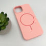 Чохол Cosmic Silicone Case Magnetic для iPhone 15, Pink