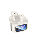Бездротові навушники HOCO EQ21 Sandy true wireless ANC+ENC 400mAh, Cloudy White