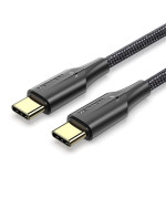 Data Кабель Vention Nylon Braided LED 3A 2M, Black