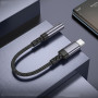 Перехідник BOROFONE BV24 Graceful digital Type-C to 3.5mm, Metal Grey