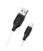 Data Кабель BOROFONE BX42 USB to Lightning 2.4A 1m, White