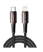 Data - Кабель ESSAGER CG12 Type-C to Lightning 27W 1м, Brown