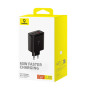 Сетевое зарядное устройство Baseus P10152301113-00 O PD65W / QC3.0 3A, Black