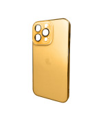 Чехол AG Glass Sapphire Frame для iPhone 13 Pro Max, Gold