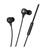 Проводные вакуумные наушники HOCO M116 Benevolent Lightning 1.2m, Black