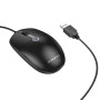 USB Дротова Миша BOROFONE BG17 1600 dpi, Black