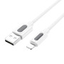 Data - кабель BOROFONE BX114 USB-A to Lightning, White