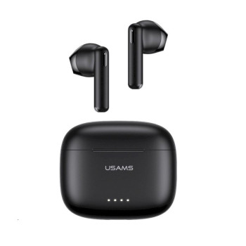 Bluetooth наушники - гарнитура Usams US14 Dual-mic ENC 400 mAh, Black