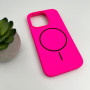 Чохол Cosmic Silicone Case Magnetic для iPhone 14 Pro, Shiny Pink