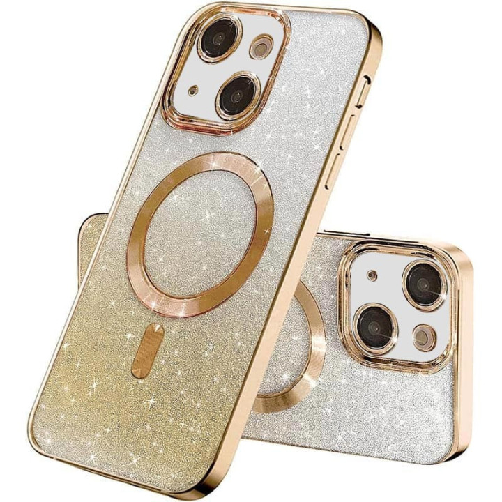 Чехол Cosmic CD Shiny Magnetic для iPhone 15, Gold