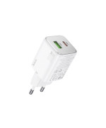 Мережевий зарядний пристрій HOCO N41 PD20W / QC3.0 3A, White