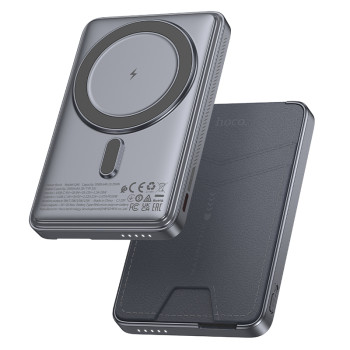 Внешний аккумулятор Power Bank HOCO Q46 PD20W 5000mAh, Silver Gray