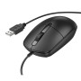 USB Дротова Миша BOROFONE BG17 1600 dpi, Black