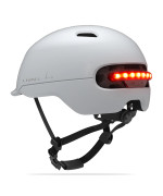 Захисний шолом Livall C20 (M) з індикацією стопа, White