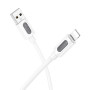Data - кабель BOROFONE BX114 USB-A to Lightning, White