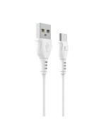 Data - кабель Wibrand Boa USB-A to Type-C 1m, White
