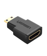 Перехідник HDMI UGREEN Mini HDMI Male to HDMI Female Adapter, Black