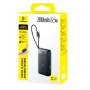 Зовнішній акумулятор Power Bank Baseus EnerFill FC11 22.5W with Dual Built-in сables Type-C 20000mAh, Cosmic Black