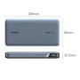 Зовнішній акумулятор Power Bank UGREEN PB720 Type-C PD 100W 20000mAh, Gray