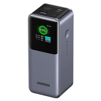 Зовнішній акумулятор Power Bank UGREEN PB721 QC 130W 20000mAh, Gray