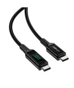 Data - Кабель ACEFAST C6-03 Type-C to Type-C 5A 100W 2m, Black