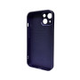 Чехол AG Glass Matt Frame Color для iPhone 14, Deep Purple