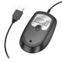 USB Дротова Миша BOROFONE BG17 1600 dpi, Black