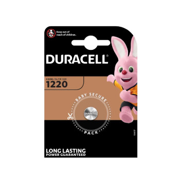 Батарейка Duracell CR1220 3V 1шт, Silver