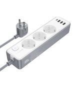 Сетевой Удлинитель BOROFONE BAC9 Power 3-position socket 20W 3m, White